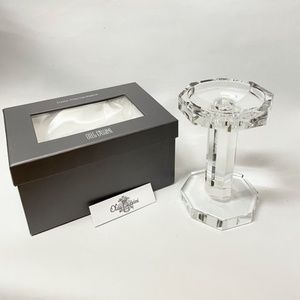 Oleg Cassini Ashley Crystal 6-Inch Candle Holder